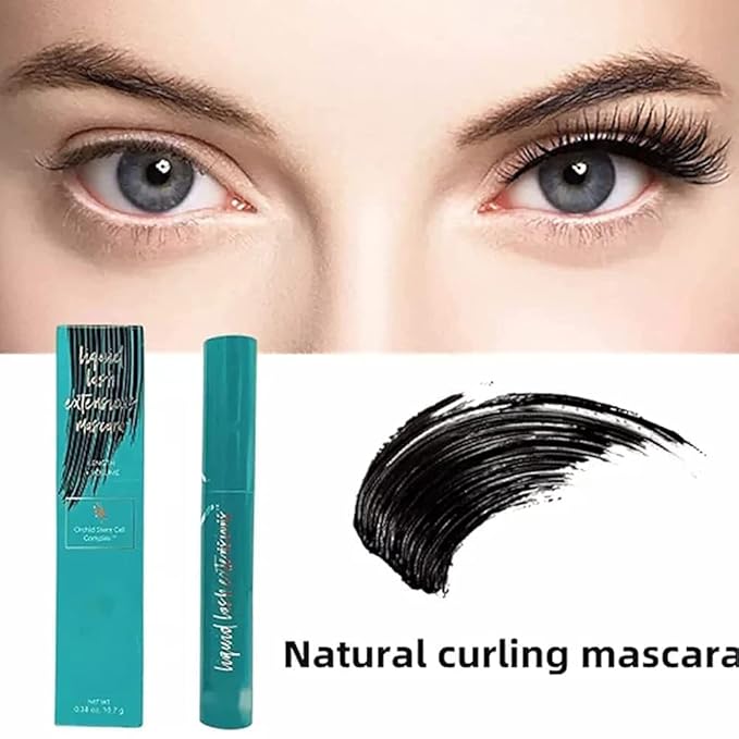 Mascara Liquid for Thrive Lash Extensions Mascara-Brynn Thick and slender,Waterproof and sweat resistant black(Rich Black 10.7g/0.38 OZ）