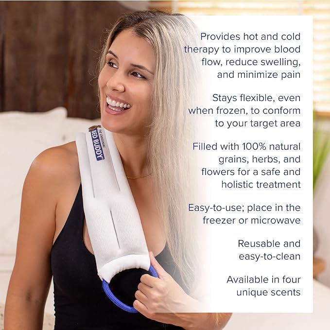 Microwavable Heating Pads for Neck Shoulders Back Pain Relief