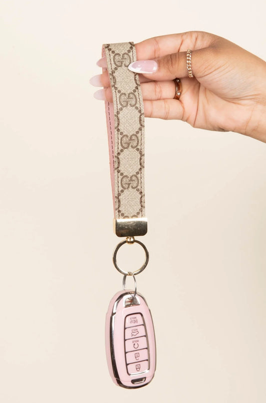 GG Pink Keyfob by Vintage Boho